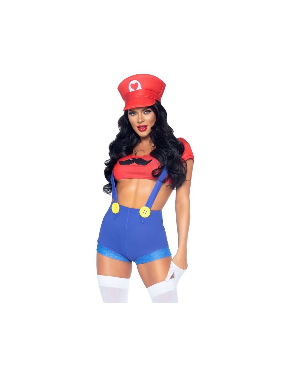 LEG AVENUE - DISFRAZ SEXY MARIO BROS ROJO/AZUL M LEG AVENUE - DISFRAZ SEXY MARIO BROS ROJO/AZUL M