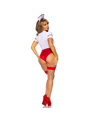 LEG AVENUE - DISFRAZ ENFERMERA SEXY ROJO/BLANCO M