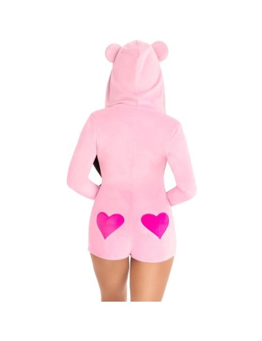 LEG AVENUE - BODY OSITO TERCIOPELO ROSA M