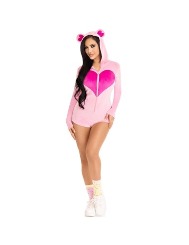 LEG AVENUE - BODY OSITO TERCIOPELO ROSA M