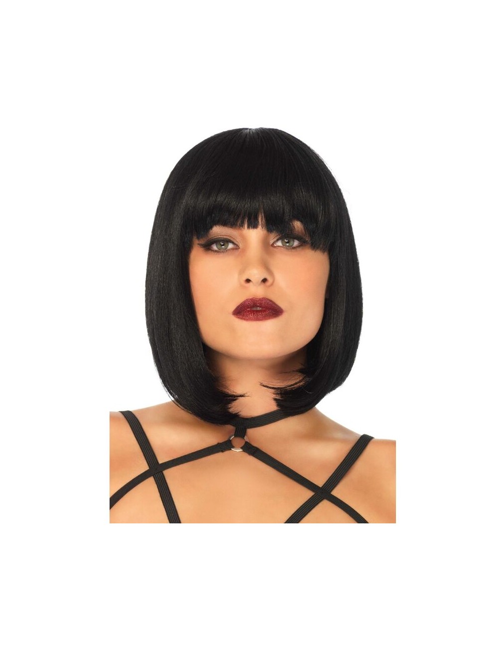 LEG AVENUE - PELUCA CORTA DE CORTE BOB NATURAL NEGRO LEG AVENUE - PELUCA CORTA DE CORTE BOB NATURAL NEGRO