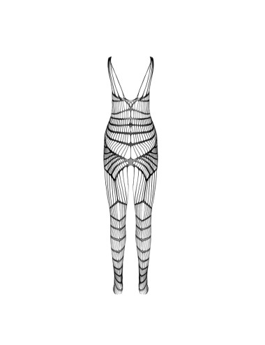 PASSION - BS 102 BODYSTOCKING NEGRO TALLA ÚNICA