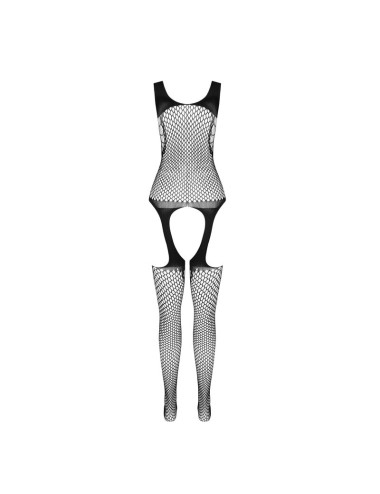 PASSION - BS 104 BODYSTOCKING NEGRO TALLA ÚNICA