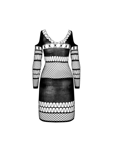 PASSION - BS 105 BODYSTOCKING ROJO TALLA ÚNICA