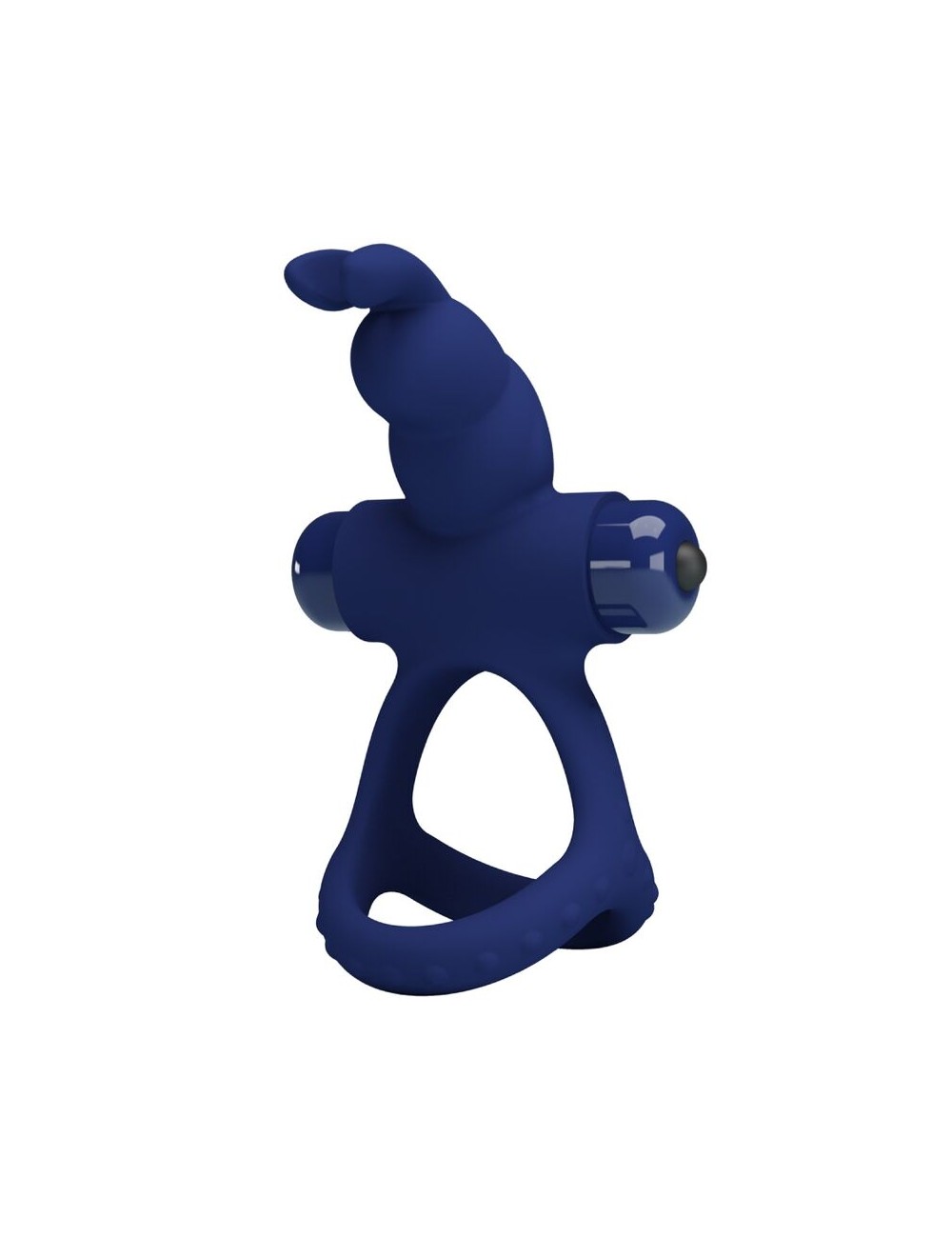 PRETTY LOVE - LUCHITO DOBLE ANILLO VIBRADOR RABBIT AZUL