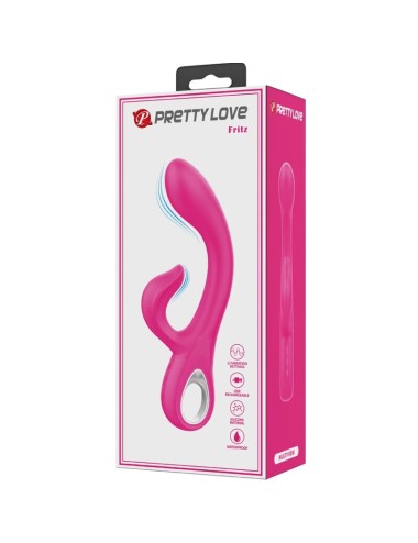 PRETTY LOVE - FRITZ VIBRADOR RABBIT 12 VIBRACIONES ROSA