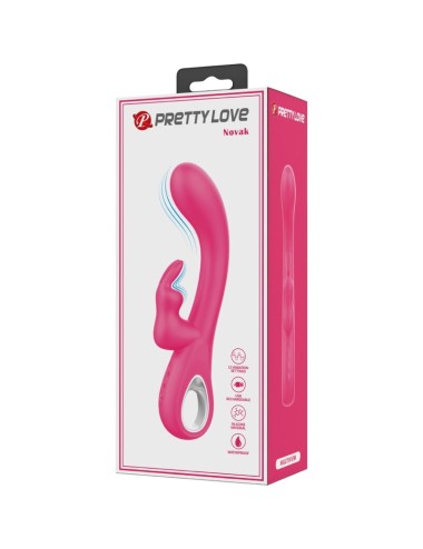 PRETTY LOVE - NOVAK VIBRADOR RABBIT 12 VIBRACIONES ROSA