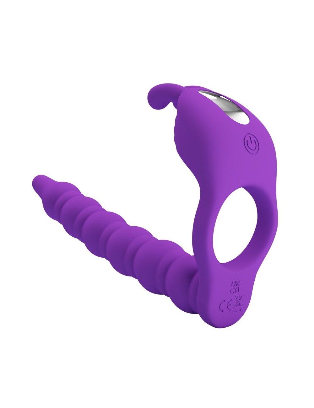 PRETTY LOVE - BLACKNEY ANILLO PENE CON PLUG VIBRADOR LILA