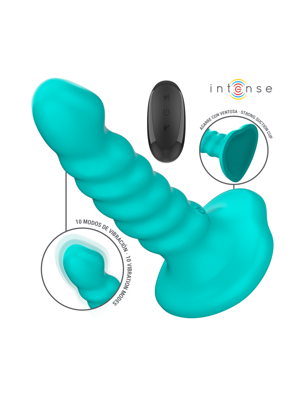 INTENSE - BUFFY VIBRADOR TALLA S DISEÑO EN ESPIRAL 10 VIBRACIONES AZUL CONTROL REMOTO INTENSE - BUFFY VIBRADOR TALLA S DISEÑO EN ESPIRAL 10 VIBRACIONES AZUL CONTROL REMOTO
