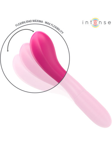 INTENSE - LISETTE VIBRADOR 19 CM FLEXIBLE 10 VIBRACIONES ROSA