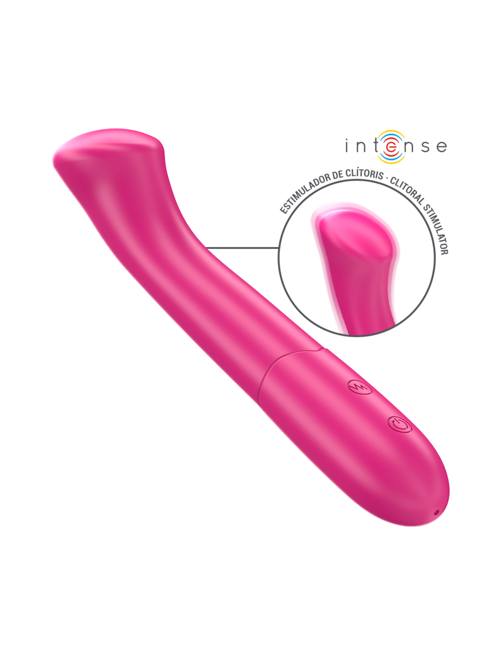 INTENSE - PATY VIBRADOR 19 CM FLEXIBLE 10 VIBRACIONES MODELO 2 ROSA INTENSE - PATY VIBRADOR 19 CM FLEXIBLE 10 VIBRACIONES MODELO 2 ROSA