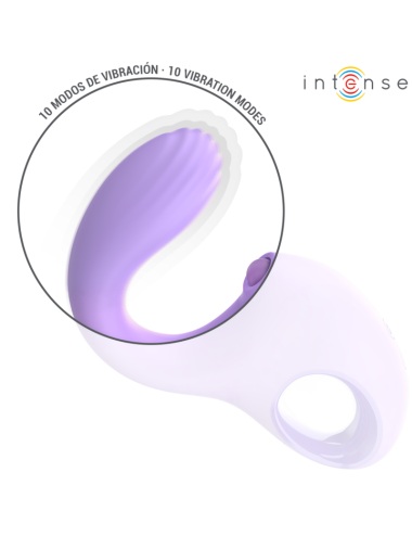 INTENSE - BAXTER VIBRADOR & ESTIMULADOR VIOLETA CONTROL REMOTO