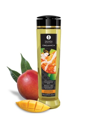 SHUNGA - ACEITE DE MASAJE ORGÁNICO MANGO 240 ML
