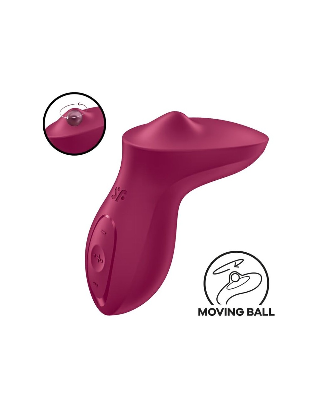 SATISFYER - EXCITERRR VIBRADOR LAY-ON CLÍTORIS BERRY SATISFYER - EXCITERRR VIBRADOR LAY-ON CLÍTORIS BERRY