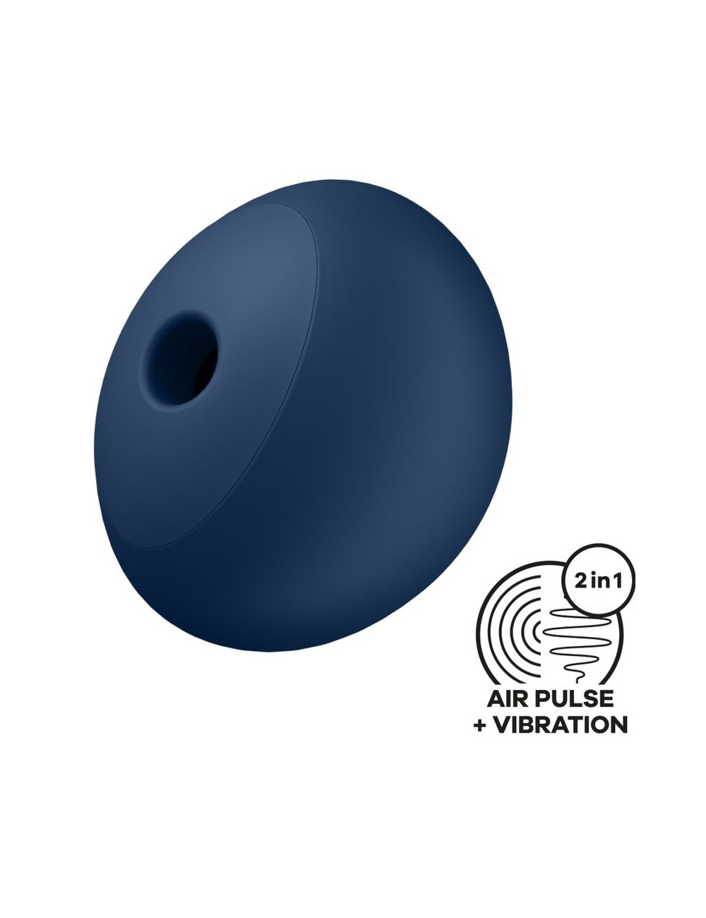 SATISFYER - AIR POWER 4 ESTIMULADOR & VIBRADOR 12 VIBRACIONES AZUL