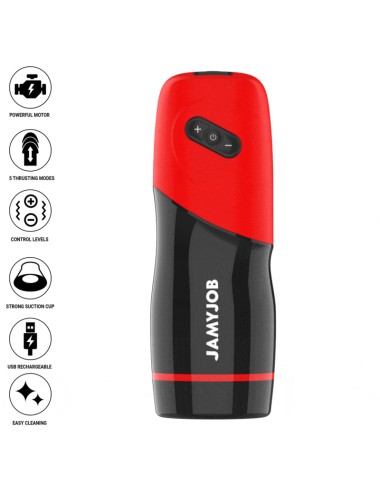 JAMYJOB - XPEED MASTURBADOR VAGINA AUTOMÁTICO 5 MODOS SUCCIÓN