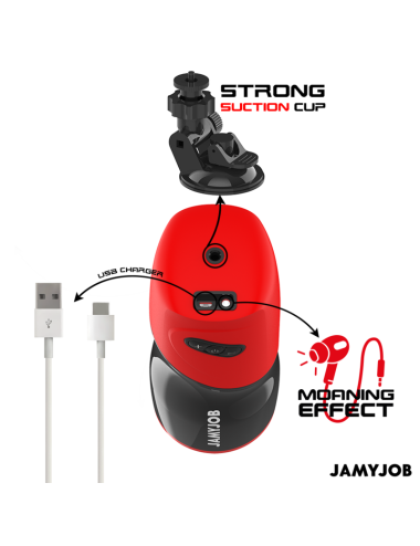 JAMYJOB - XPEED MASTURBADOR VAGINA AUTOMÁTICO 5 MODOS SUCCIÓN