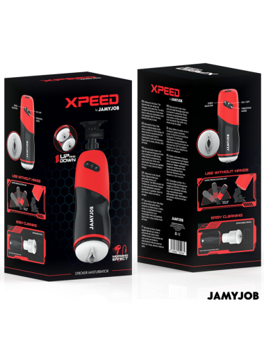 JAMYJOB - XPEED MASTURBADOR VAGINA AUTOMÁTICO 5 MODOS SUCCIÓN