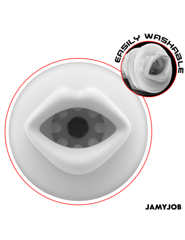 JAMYJOB - MEGABITE MASTURBADOR BOCA AUTOMÁTICO 5 MODOS SUCCIÓN Y VIBRACIÓN