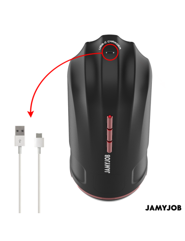 JAMYJOB - MEGABITE MASTURBADOR BOCA AUTOMÁTICO 5 MODOS SUCCIÓN Y VIBRACIÓN