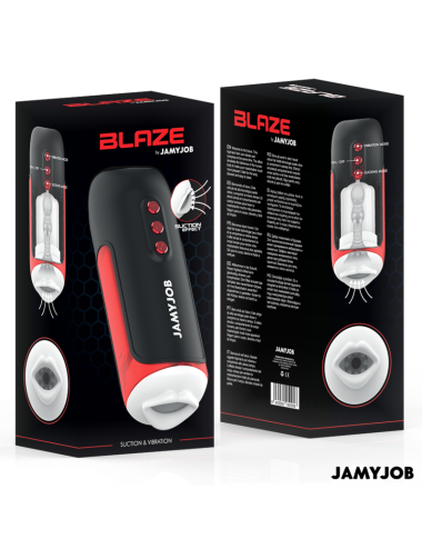 JAMYJOB - BLAZE MASTURBADOR BOCA AUTOMÁTICO 5 MODOS SUCCIÓN Y VIBRACIÓN