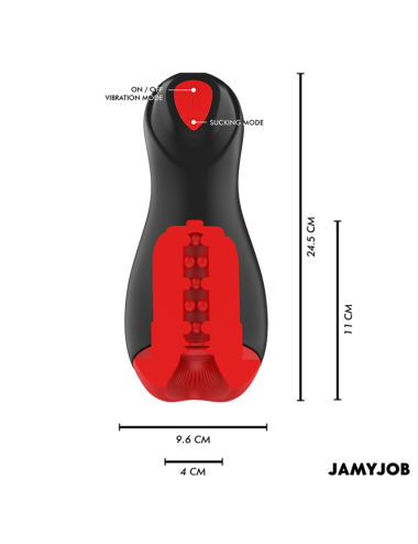 JAMYJOB - CORE-X MASTURBADOR AUTOMÁTICO 5 MODOS SUCCIÓN Y VIBRACIÓN