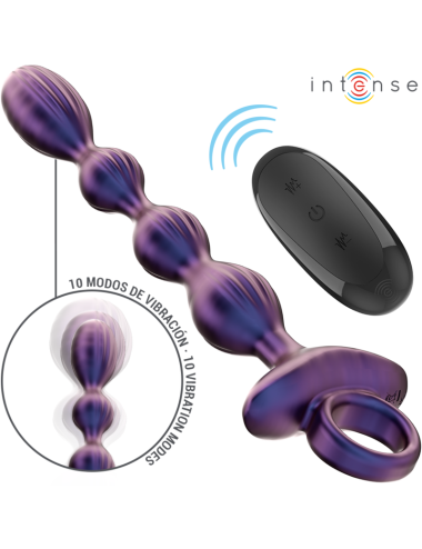 INTENSE - JACKIE PLUG ANAL VIBRADOR MODELO 1 CONTROL REMOTO