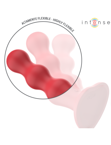 INTENSE - CODY VIBRADOR CON VENTOSA ROJO CONTROL REMOTO