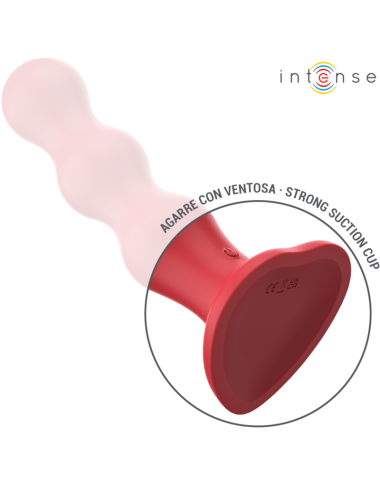 INTENSE - CODY VIBRADOR CON VENTOSA ROJO CONTROL REMOTO