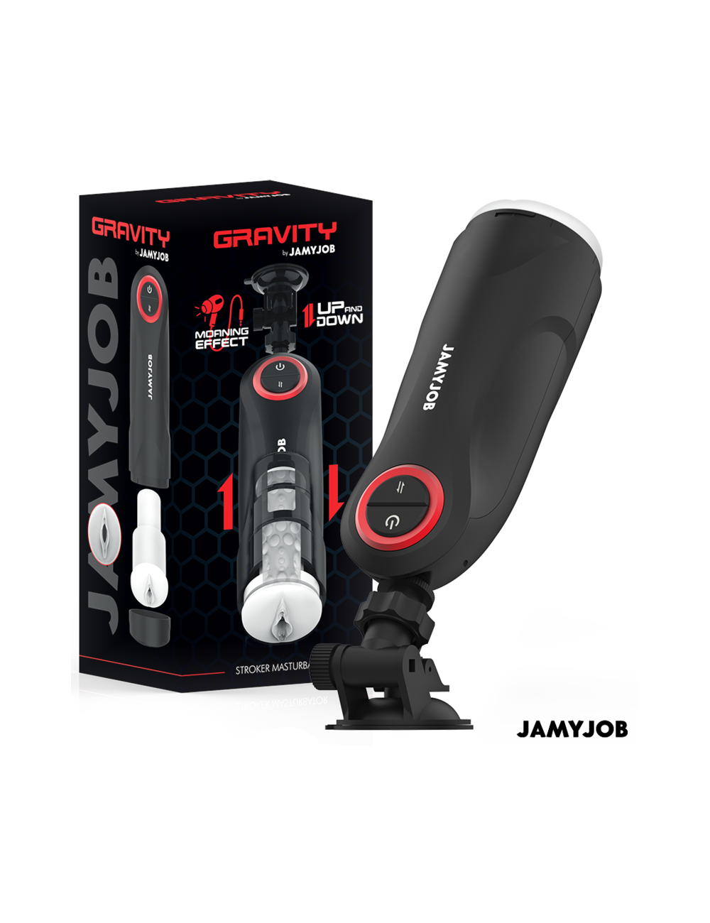 JAMYJOB - GRAVITY MASTURBADOR VAGINA AUTOMÁTICO 5 MODOS SUCCIÓN JAMYJOB - GRAVITY MASTURBADOR VAGINA AUTOMÁTICO 5 MODOS SUCCIÓN