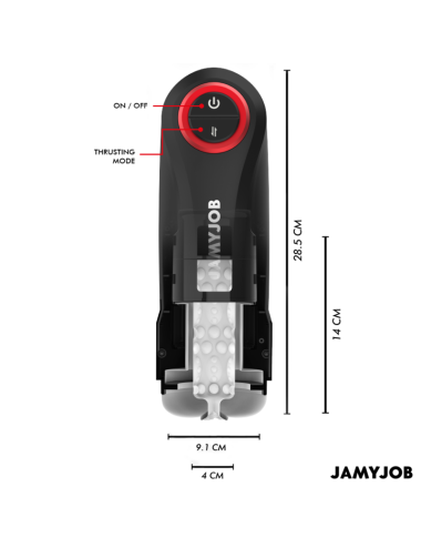 JAMYJOB - GRAVITY MASTURBADOR VAGINA AUTOMÁTICO 5 MODOS SUCCIÓN