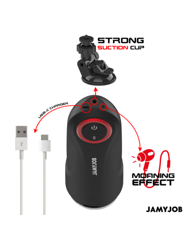 JAMYJOB - GRAVITY MASTURBADOR VAGINA AUTOMÁTICO 5 MODOS SUCCIÓN