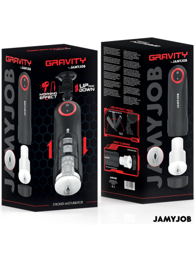 JAMYJOB - GRAVITY MASTURBADOR VAGINA AUTOMÁTICO 5 MODOS SUCCIÓN
