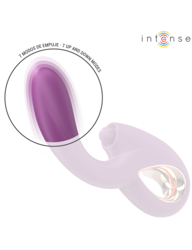 INTENSE - LALI VIBRADOR PUNTO G MULTIFUNCIÓN ESTIMULACIÓN & EMPUJE & VIBRACIÓN MORADO