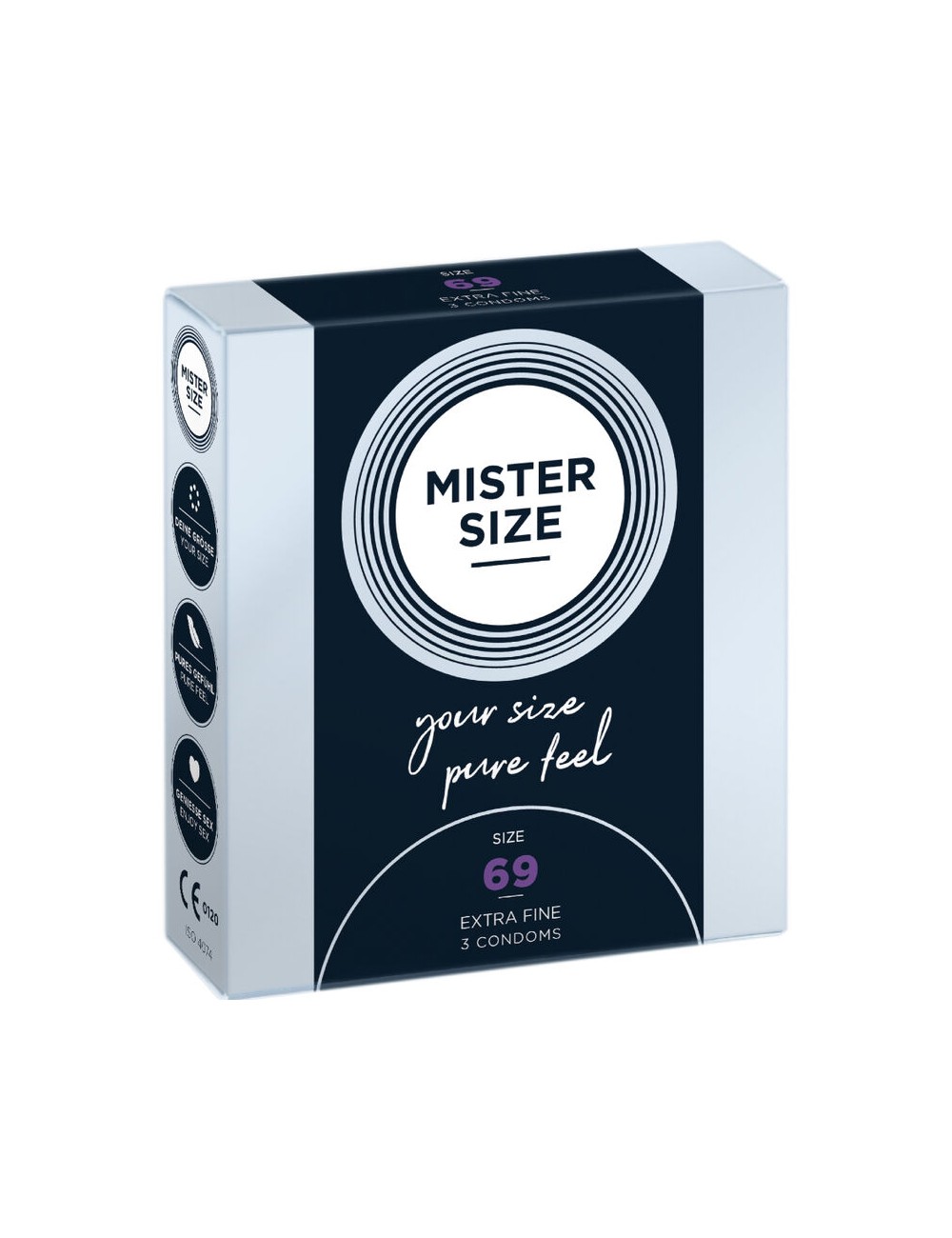 MISTER SIZE - PRESERVATIVOS TALLA XXXL 69 MM (3 UNIDADES) MISTER SIZE - PRESERVATIVOS TALLA XXXL 69 MM (3 UNIDADES)