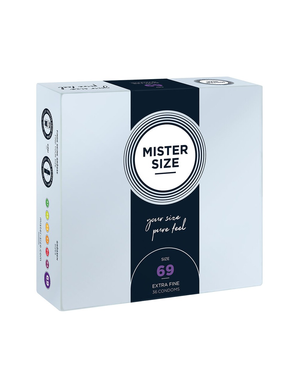 MISTER SIZE - PRESERVATIVOS TALLA XXXL 69 MM (36 UNIDADES) MISTER SIZE - PRESERVATIVOS TALLA XXXL 69 MM (36 UNIDADES)