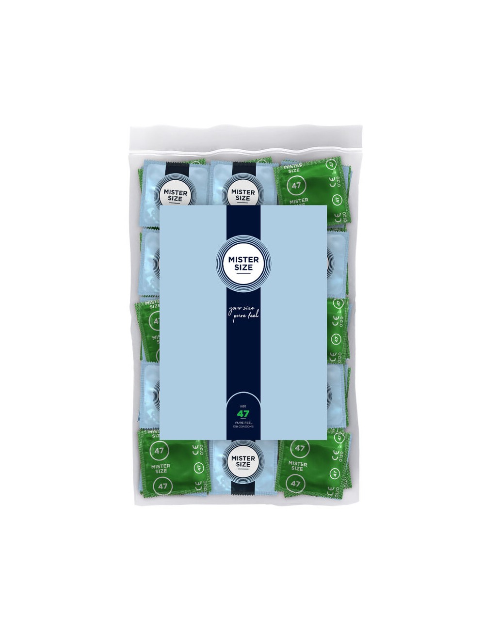 MISTER SIZE - PRESERVATIVOS TALLA XS 47 MM (100 UNIDADES) MISTER SIZE - PRESERVATIVOS TALLA XS 47 MM (100 UNIDADES)