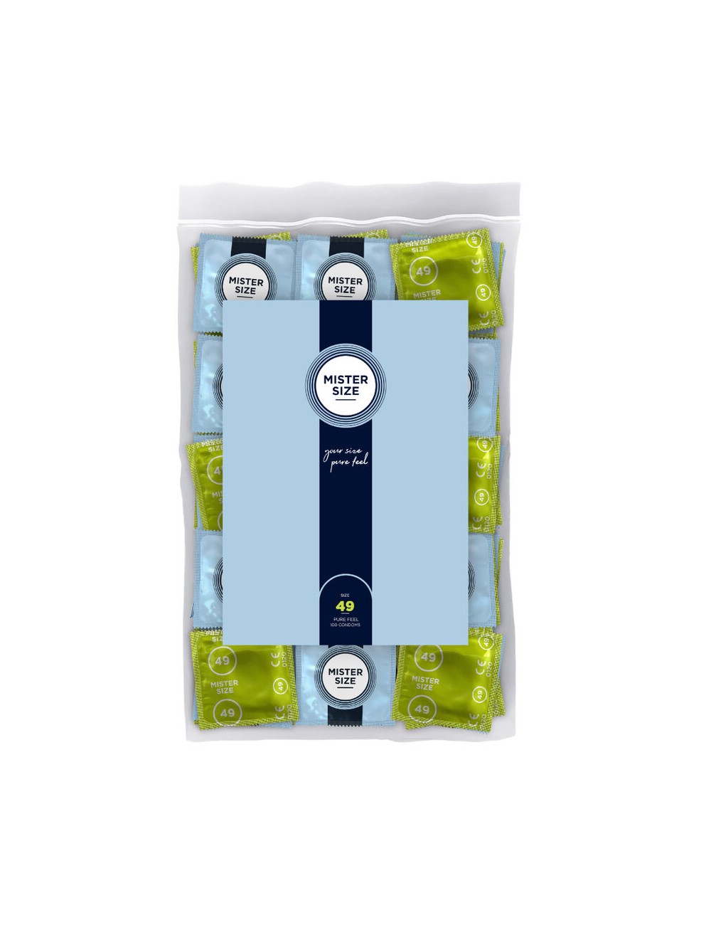 MISTER SIZE - PRESERVATIVOS TALLA S 49 MM (100 UNIDADES) MISTER SIZE - PRESERVATIVOS TALLA S 49 MM (100 UNIDADES)