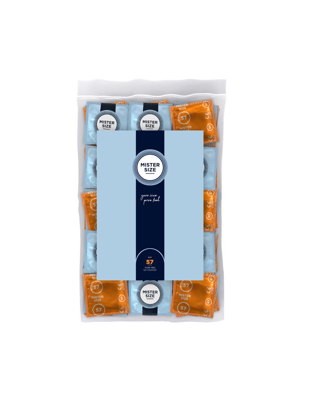 MISTER SIZE - PRESERVATIVOS TALLA L 57 MM (100 UNIDADES) MISTER SIZE - PRESERVATIVOS TALLA L 57 MM (100 UNIDADES)