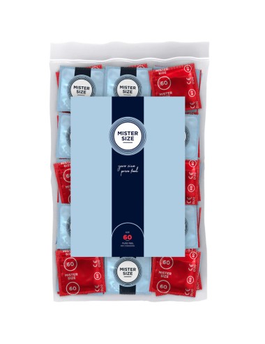 MISTER SIZE - PRESERVATIVOS TALLA XL 60 MM (100 UNIDADES)