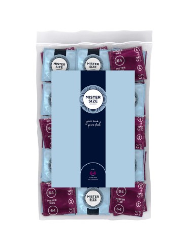 MISTER SIZE - PRESERVATIVOS TALLA XXL 64 MM (100 UNIDADES)