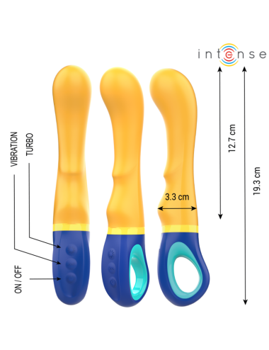 INTENSE - SHAGGY VIBRADOR PUNTO-G AMARILLO