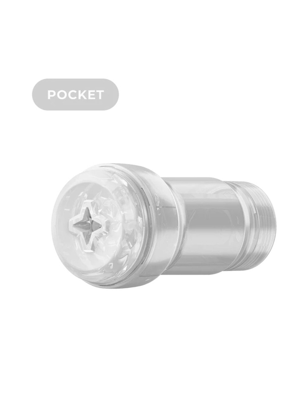 KIIROO - FEEL POCKET STROKER CRYSTAL BY KIIROO TRANSPARENTE