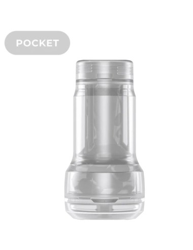 KIIROO - FEEL POCKET STROKER CRYSTAL BY KIIROO TRANSPARENTE