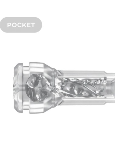 KIIROO - FEEL POCKET STROKER CRYSTAL BY KIIROO TRANSPARENTE
