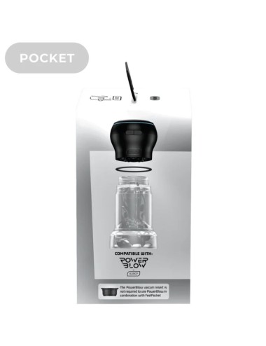KIIROO - FEEL POCKET STROKER CRYSTAL BY KIIROO TRANSPARENTE