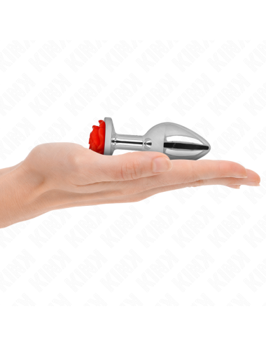 KINK - PLUG ANAL ROSA ROJA TALLA M