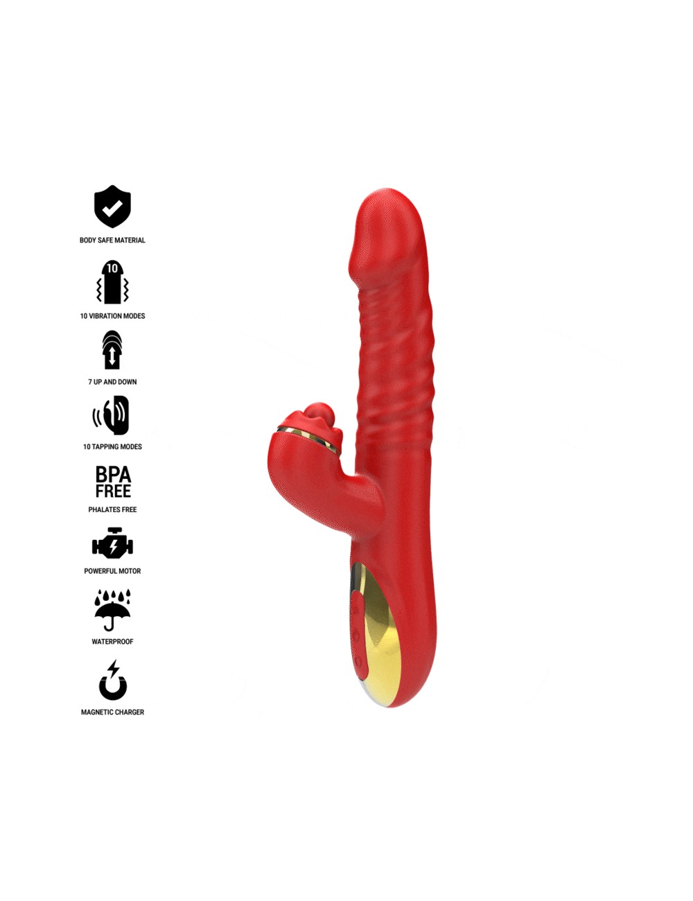 INTENSE - THALIA VIBRACIÓN & EMPUJE & ESTIMULACIÓN ROJO