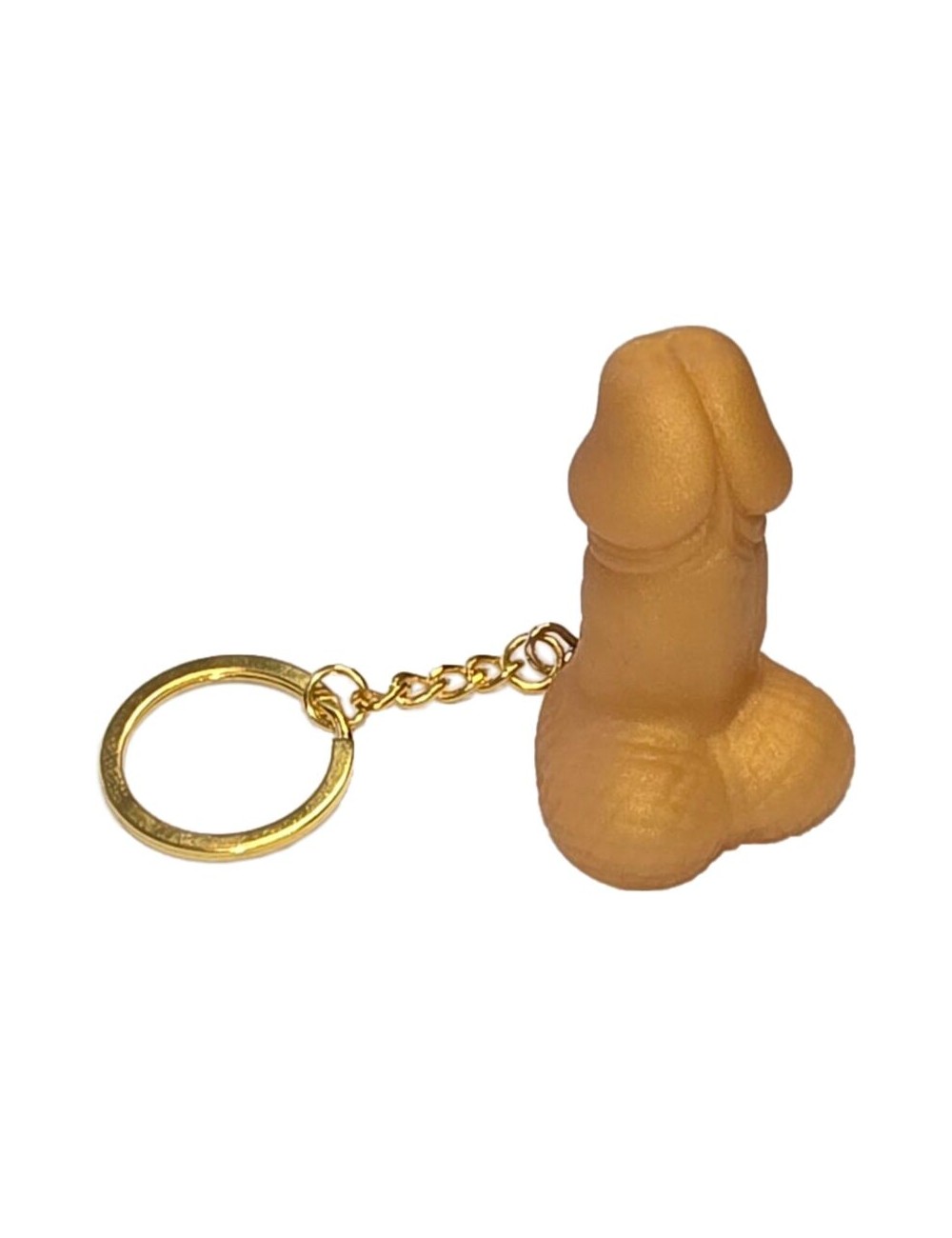 DIABLO PICANTE - LLAVERO FORMA PENE DORADO DIABLO PICANTE - LLAVERO FORMA PENE DORADO