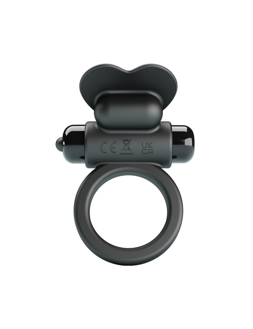 PRETTY LOVE - DEBONAIRE ANILLO VIBRADOR CONEJO 10 VIBRACIONES NEGRO